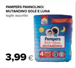 Oasi Pampers pannolino/ mutandino sole e luna offerta