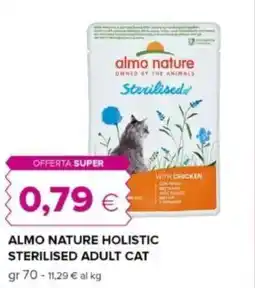 Oasi Almo nature holistic sterilised adult cat offerta