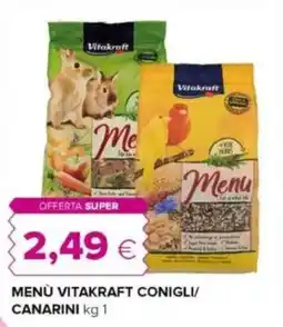 Oasi Menù vitakraft conigli/ canarini offerta