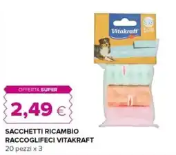 Oasi Sacchetti ricambio raccoglifeci VITAKRAFT offerta