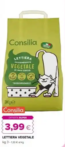 Oasi Consilia lettiera vegetale offerta