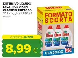 Oasi Detersivo liquido lavatrice dixan classico tripacco offerta