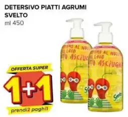 Oasi Detersivo piatti agrumi SVELTO offerta