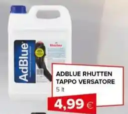 Oasi Adblue rhutten tappo versatore offerta