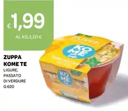 Ekom Zuppa kome te ligure, passato di verdure offerta