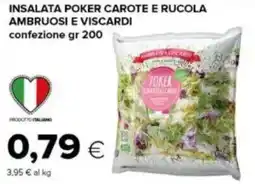 Tigre Insalata poker carote e rucola ambruosi e viscardi offerta