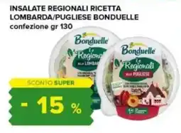 Tigre Insalate regionali ricetta lombarda/pugliese BONDUELLE offerta