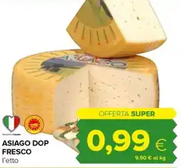 Tigre Asiago DOP fresco offerta