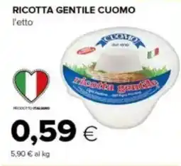 Tigre Ricotta gentile CUOMO offerta