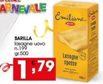 BARILLA lasagne uovo n.199
