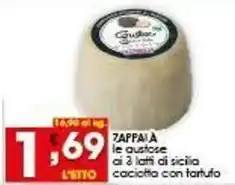 Iper Pellicano ZAPPALA le austose ai 3 latti di sicilia cacicta con tartufo offerta
