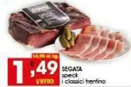 Iper Pellicano SEGATA speck i classici trentino offerta
