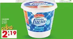 Iper Pellicano GALBANI ricotta offerta