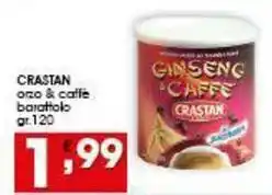 Iper Pellicano CRASTAN orzo & caffe barattolo offerta