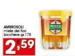 Iper Pellicano AMBROSOLI miele dei fior bicchiere offerta
