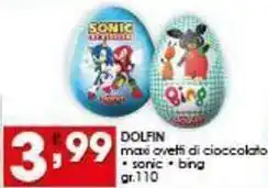 Iper Pellicano DOLFIN mai aveti di cioccolato sonic, bing offerta