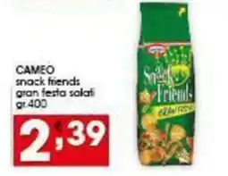 Iper Pellicano CAMEO snack friends gran festa salati offerta