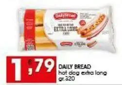 Iper Pellicano DAILY BREAD hot dog extra long offerta