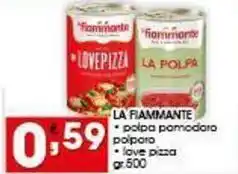 Iper Pellicano LA FIAMMANTE polpa pomodaro offerta
