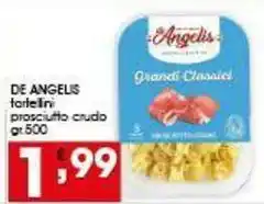 Iper Pellicano DE ANGELIS tortellini prosciutto crudo offerta