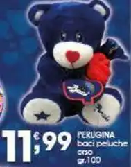 Iper Pellicano PERUGINA baci peluche orso offerta