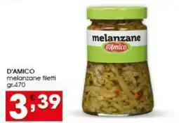 Iper Pellicano D'AMICO melanzane filetti offerta