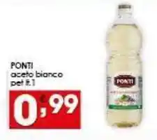 Iper Pellicano PONTI aceto bianco offerta