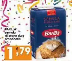 Iper Pellicano BARILLA semola di grano duro rimacinata offerta