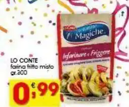 Iper Pellicano LO CONTE farina fritto misto offerta