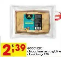 Iper Pellicano GECCHELE chiacchere senza glutine classiche offerta