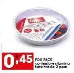 Iper Pellicano FOLI PACK contenitore alluminio offerta