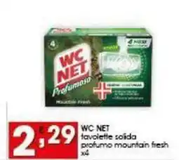 Iper Pellicano WC NET tavolette solida profumo mountain fresh x4 offerta