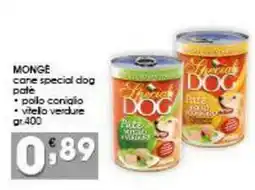 Iper Pellicano MONGE cane special dog pate offerta