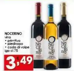 Iper Pellicano NOCERINO vino offerta