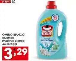 Iper Pellicano OMINO BIANCO lavatrice muschio bianco offerta