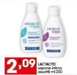 Iper Pellicano LACTACYD sapone intimo offerta
