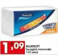 Iper Pellicano BULKYSOFT tovaglioli monovelo offerta