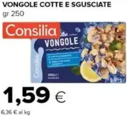 Tigre Vongole cotte e sgusciate Consilia offerta