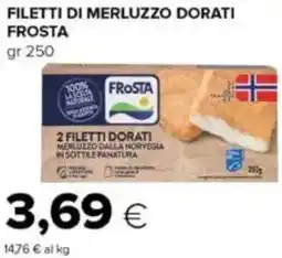 Tigre Filetti di merluzzo dorati FROSTA offerta