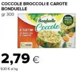 Tigre Coccole broccoli e carote BONDUELLE offerta