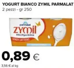 Tigre Yogurt bianco ZYMIL PARMALAT offerta