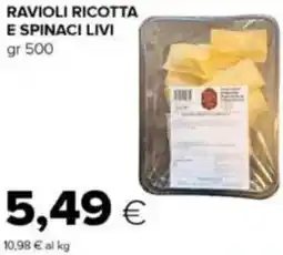 Tigre Ravioli ricotta e spinaci livi offerta