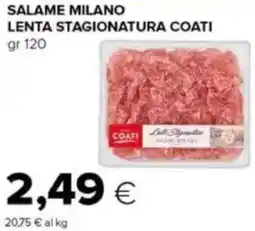 Tigre Salame milano lenta stagionatura COATI offerta