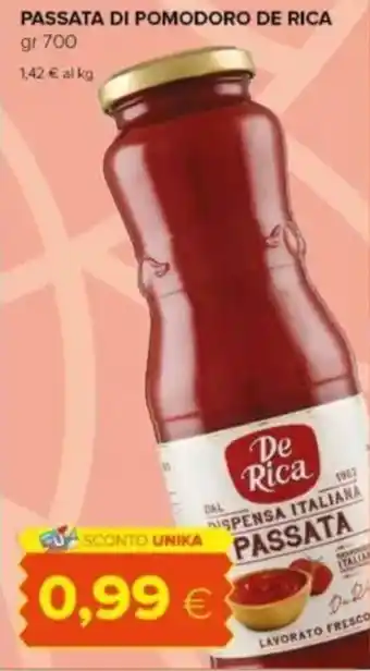 Tigre Passata di pomodoro DE RICA offerta