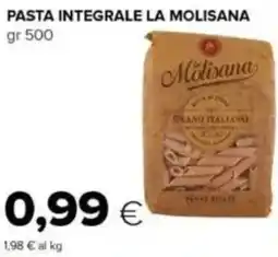 Tigre Pasta integrale LA MOLISANA offerta