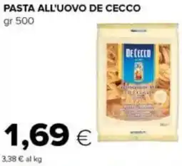 Tigre Pasta all'uovo DE CECCO offerta