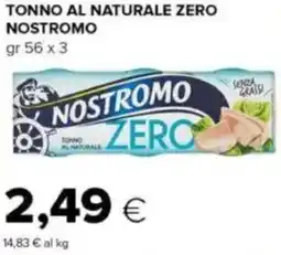 Tigre Tonno al naturale zero NOSTROMO offerta