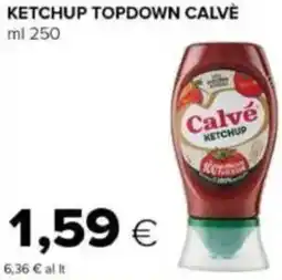 Tigre Ketchup topdown CALVÈ offerta