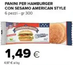 Tigre PANINI PER HAMBURGER CON SESAMO AMERICAN STYLE offerta