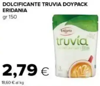 Tigre Dolcificante truvia doypack ERIDANIA offerta